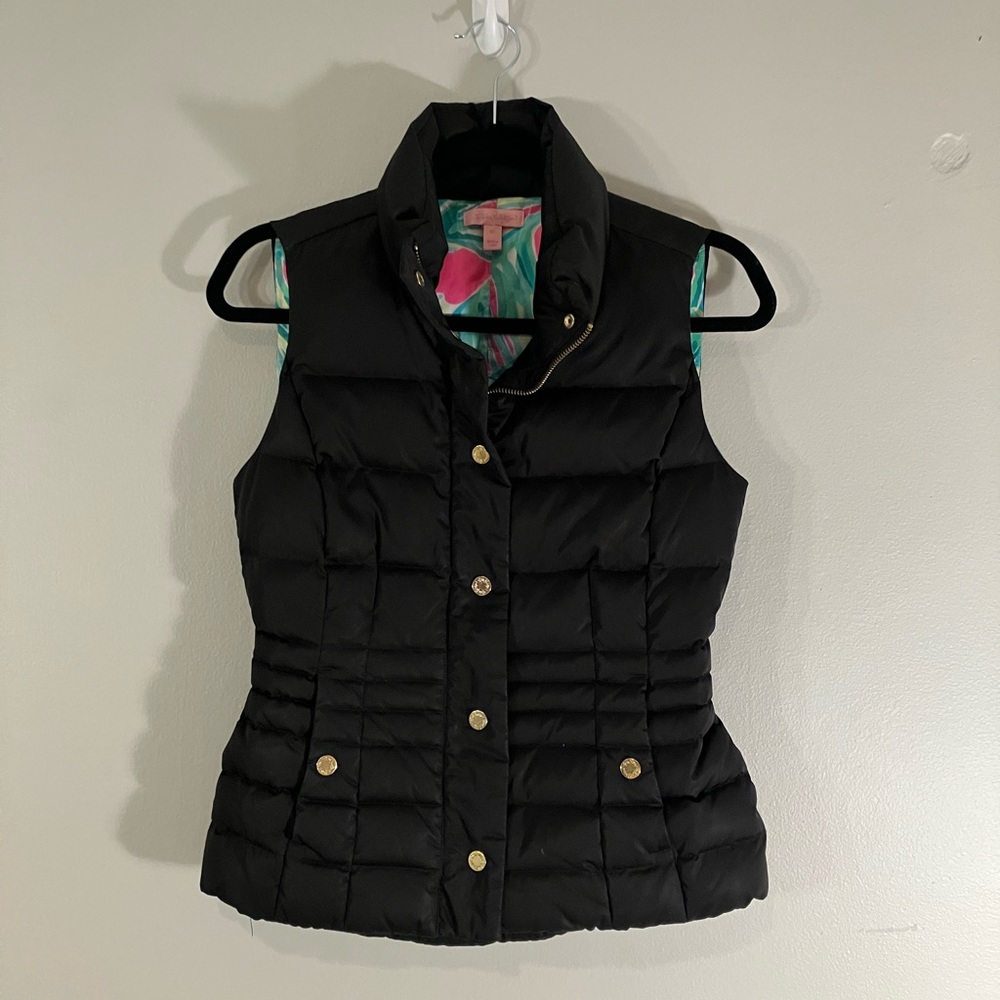 Lilly Pulitzer Vest XS Black